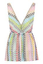 Carica l'immagine nel visualizzatore di Gallery, Tuta corta in maglia crochet
