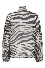 Carica l'immagine nel visualizzatore di Gallery, Blusa in seta con stampa animalier
