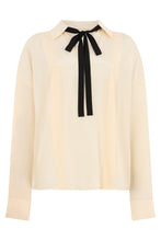 Carica l'immagine nel visualizzatore di Gallery, Blusa con colletto e nastro
