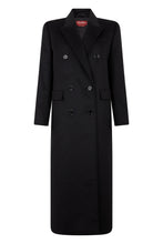 Load image into Gallery viewer, Double-breasted coat in virgin wool
