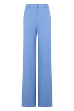 Load image into Gallery viewer, Straight and wide wool pants

