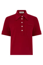 Load image into Gallery viewer, Polo in jersey with short sleeves
