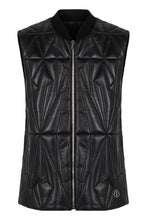 Carica l'immagine nel visualizzatore di Gallery, Moncler + Rick Owens - Gilet Geocamo in pelle
