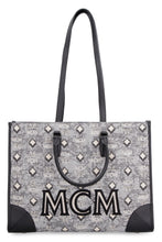 Load image into Gallery viewer, All over logo canvas tote
