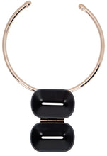 Carica l'immagine nel visualizzatore di Gallery, Collana choker in metallo e ebano

