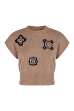 Carica l'immagine nel visualizzatore di Gallery, Maglia crop in lana e cachemire
