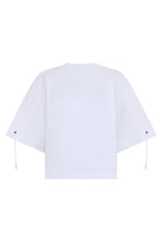 Carica l'immagine nel visualizzatore di Gallery, T-shirt corta con lacci
