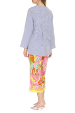 Carica l'immagine nel visualizzatore di Gallery, Camicia Nanda in cotone a righe
