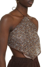 Carica l'immagine nel visualizzatore di Gallery, Top Netquins in paillettes
