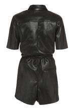 Load image into Gallery viewer, Vegan leather playsuit
