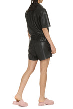 Load image into Gallery viewer, Vegan leather playsuit
