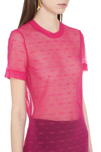 Carica l'immagine nel visualizzatore di Gallery, T-shirt girocollo in mesh
