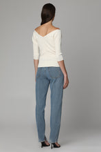 Carica l'immagine nel visualizzatore di Gallery, Pullover Oceano in maglia con scollo a V
