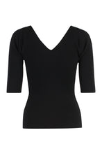 Carica l'immagine nel visualizzatore di Gallery, Pullover Oceano in maglia con scollo a V
