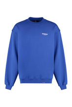 Load image into Gallery viewer, Cotton crew-neck sweatshirt with logo
