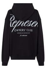 Load image into Gallery viewer, Black hoodie with print
