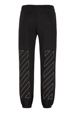 Carica l'immagine nel visualizzatore di Gallery, Track-pants in cotone con logo

