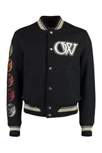 Carica l'immagine nel visualizzatore di Gallery, Bomber Varsity in lana
