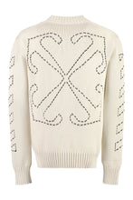 Carica l'immagine nel visualizzatore di Gallery, Maglione girocollo in misto cotone

