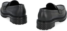 Load image into Gallery viewer, Military leather loafers
