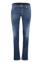 Carica l'immagine nel visualizzatore di Gallery, Jeans straight leg a 5 tasche
