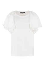 Carica l'immagine nel visualizzatore di Gallery, Blusa Ossola in cotone ricamata
