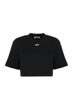 Carica l'immagine nel visualizzatore di Gallery, T-shirt crop con logo
