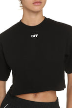 Carica l'immagine nel visualizzatore di Gallery, T-shirt crop con logo
