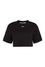 Carica l'immagine nel visualizzatore di Gallery, Cropped T-shirt con logo
