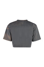 Carica l'immagine nel visualizzatore di Gallery, T-shirt crop con logo
