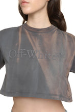 Carica l'immagine nel visualizzatore di Gallery, T-shirt crop con logo
