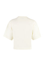 Carica l'immagine nel visualizzatore di Gallery, T-shirt crop con logo

