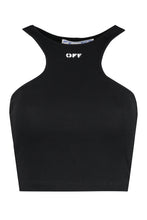 Carica l'immagine nel visualizzatore di Gallery, Crop top in cotone a costine
