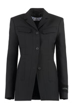 Carica l'immagine nel visualizzatore di Gallery, Blazer monopetto in lana
