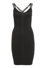 Carica l'immagine nel visualizzatore di Gallery, Mini-dress in maglia stretch
