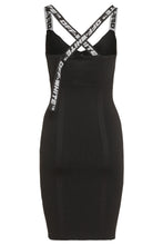 Carica l'immagine nel visualizzatore di Gallery, Mini-dress in maglia stretch
