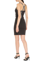 Carica l'immagine nel visualizzatore di Gallery, Mini-dress in maglia stretch
