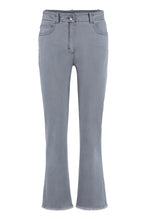 Carica l'immagine nel visualizzatore di Gallery, Cropped jeans svasati
