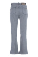 Carica l'immagine nel visualizzatore di Gallery, Cropped jeans svasati
