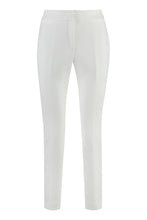 Carica l'immagine nel visualizzatore di Gallery, Pantaloni a sigaretta in gabardine stretch
