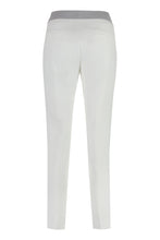 Carica l'immagine nel visualizzatore di Gallery, Pantaloni a sigaretta in gabardine stretch
