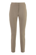 Carica l'immagine nel visualizzatore di Gallery, Pantaloni a sigaretta in gabardine stretch
