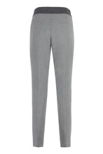 Carica l'immagine nel visualizzatore di Gallery, Pantaloni a sigaretta in gabardine stretch
