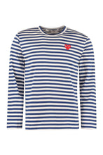 Carica l'immagine nel visualizzatore di Gallery, T-shirt in cotone a righe
