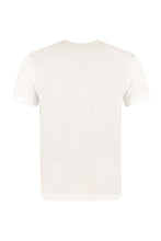 Load image into Gallery viewer, Patch detail printed cotton t-shirt
