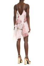 Load image into Gallery viewer, Printed silk mini dress
