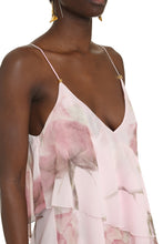 Load image into Gallery viewer, Printed silk mini dress
