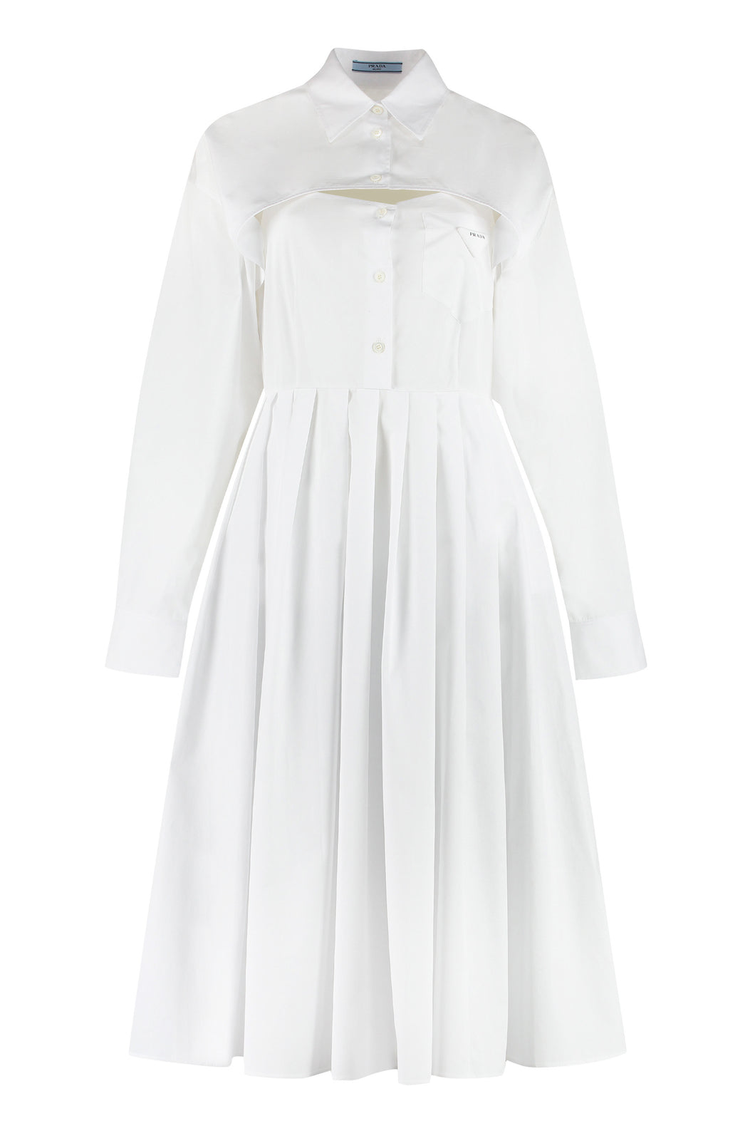 Cotton shirtdress