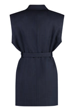 Load image into Gallery viewer, Virgin wool single-breast waistcoat
