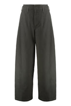 Carica l'immagine nel visualizzatore di Gallery, Pantaloni Wide leg in cotone
